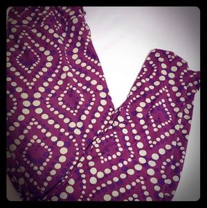 Lularoe purple leggings XL